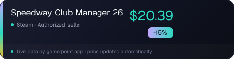 Speedway Club Manager 26