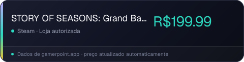 STORY OF SEASONS: Grand Bazaar