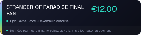 STRANGER OF PARADISE FINAL FANTASY ORIGIN