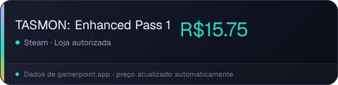TASMON: Enhanced Pass 1