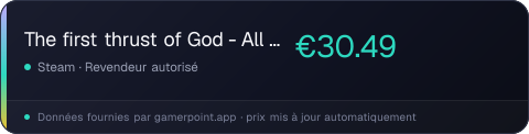 The first thrust of God - All Aircrafts