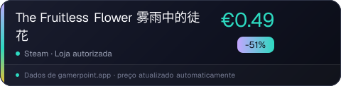 The Fruitless Flower 雾雨中的徒花