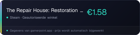 The Repair House: Restoration Sim