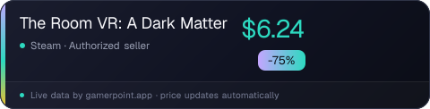 The Room VR: A Dark Matter
