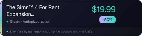 The Sims™ 4 For Rent Expansion Pack
