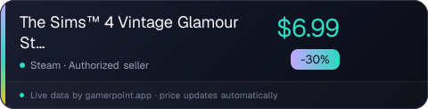 The Sims™ 4 Vintage Glamour Stuff