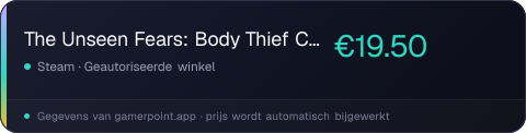 The Unseen Fears: Body Thief Collector's Edition
