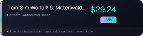 Train Sim World® 6: Mittenwaldbahn: Innsbruck - Garmisch-Partenkirchen Route Add-On