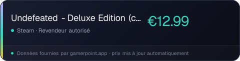 Undefeated - Deluxe Edition (contains Game+Guide+Goodies)