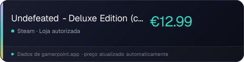 Undefeated - Deluxe Edition (contains Game+Guide+Goodies)