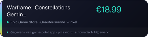 Warframe: Constellations Gemini Collection