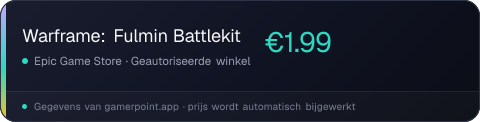 Warframe: Fulmin Battlekit