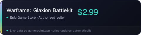 Warframe: Glaxion Battlekit