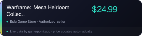 Warframe: Mesa Heirloom Collection