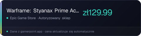 Warframe: Styanax Prime Access - Weapons Pack