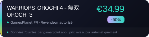 WARRIORS OROCHI 4 - 無双OROCHI 3